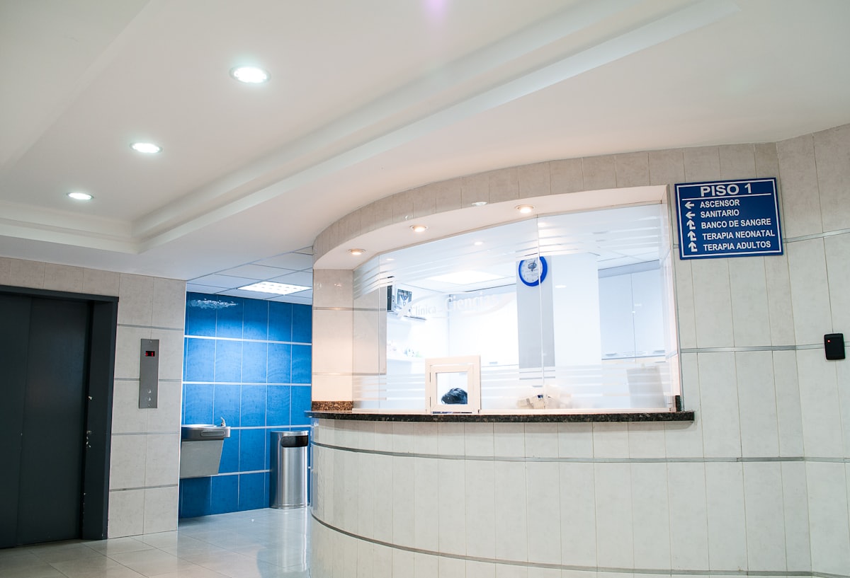 Reception area at Dr. Kalpak Dental Clinic, Shrigonda
