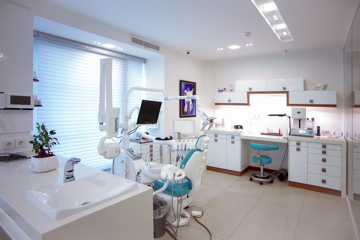 Treatment room at Dr. Kalpak Dental Clinic, Shrigonda