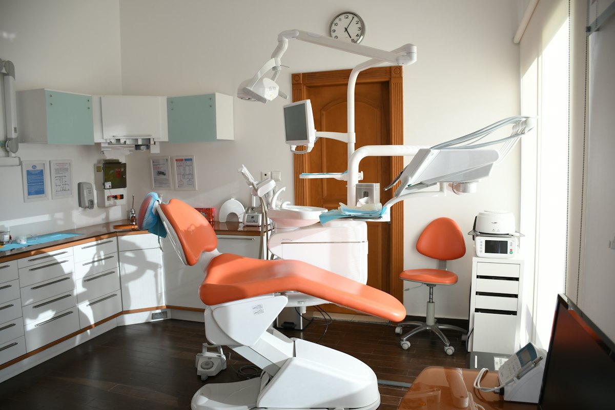 Dental chair at Dr. Kalpak Dental Clinic, Shrigonda